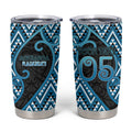 Custom Aotearoa Atua Ranginui Tumbler Cup Maori Sky Father Koru Patterns