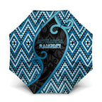 Aotearoa Atua Ranginui Umbrella Maori Sky Father Koru Patterns