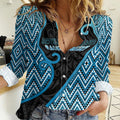 Custom Aotearoa Atua Ranginui Women Casual Shirt Maori Sky Father Koru Patterns
