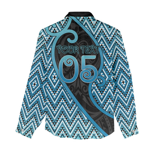 Custom Aotearoa Atua Ranginui Women Casual Shirt Maori Sky Father Koru Patterns