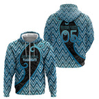 Custom Aotearoa Atua Ranginui Zip Hoodie Maori Sky Father Koru Patterns