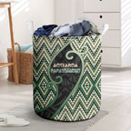 Aotearoa Atua Papatuanuku Laundry Basket Earth Mother Father Koru Patterns