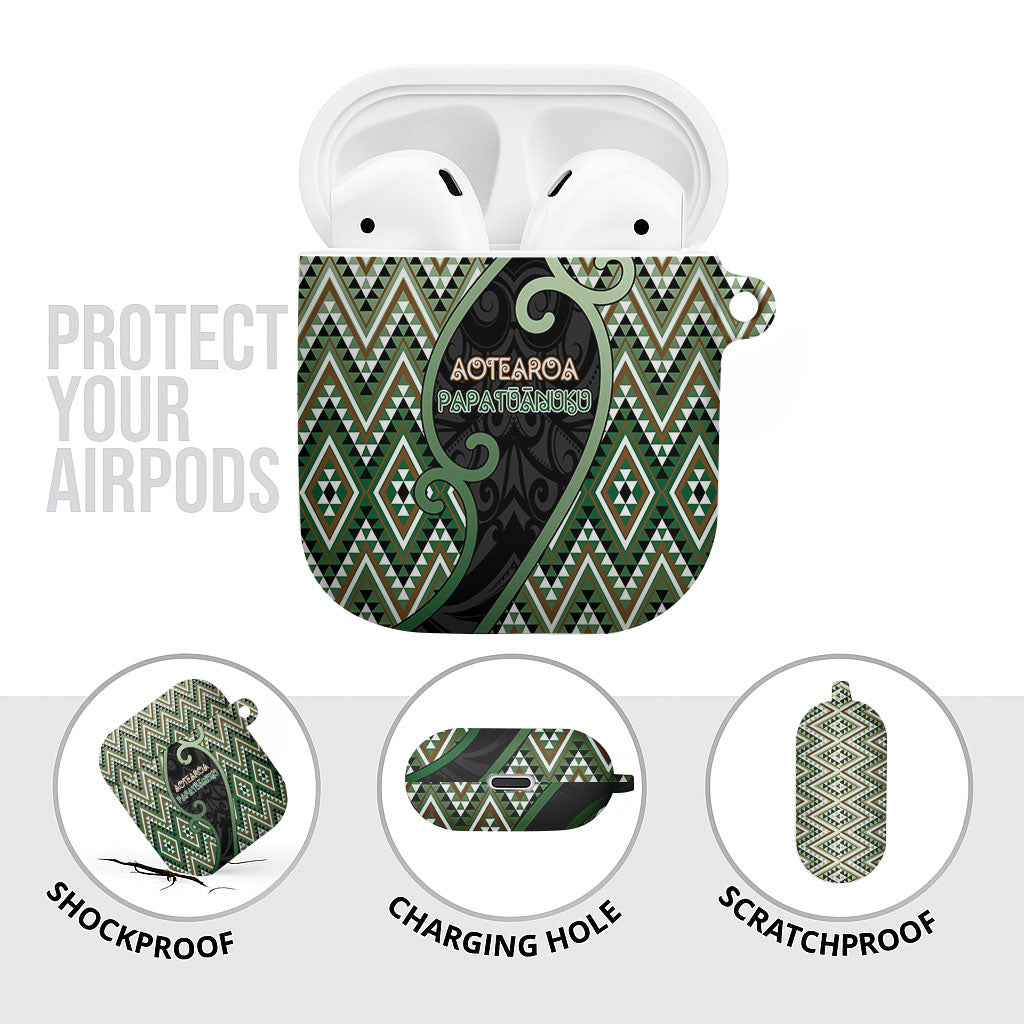 Aotearoa Atua Papatuanuku AirPods Case Earth Mother Father Koru Patterns