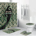 Aotearoa Atua Papatuanuku Bathroom Set Earth Mother Father Koru Patterns