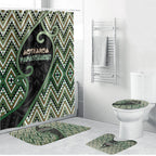 Aotearoa Atua Papatuanuku Bathroom Set Earth Mother Father Koru Patterns