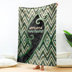 Aotearoa Atua Papatuanuku Blanket Earth Mother Father Koru Patterns