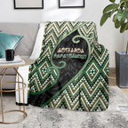 Aotearoa Atua Papatuanuku Blanket Earth Mother Father Koru Patterns