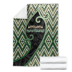 Aotearoa Atua Papatuanuku Blanket Earth Mother Father Koru Patterns