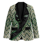 Custom Aotearoa Atua Papatuanuku Blazer Earth Mother Father Koru Patterns