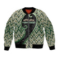 Custom Aotearoa Atua Papatuanuku Bomber Jacket Earth Mother Father Koru Patterns