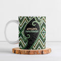 Custom Aotearoa Atua Papatuanuku Ceramic Mug Earth Mother Father Koru Patterns