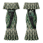 Custom Aotearoa Atua Papatuanuku Couples Matching Mermaid Dress and Hawaiian Shirt Earth Mother Father Koru Patterns