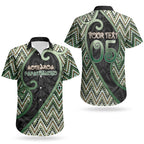 Custom Aotearoa Atua Papatuanuku Couples Matching Off Shoulder Maxi Dress and Hawaiian Shirt Earth Mother Father Koru Patterns
