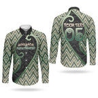 Custom Aotearoa Atua Papatuanuku Couples Matching Tank Maxi Dress and Long Sleeve Button Shirt Earth Mother Father Koru Patterns