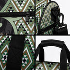 Aotearoa Atua Papatuanuku Duffle Bag Earth Mother Father Koru Patterns