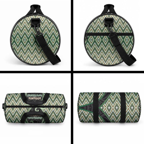 Aotearoa Atua Papatuanuku Duffle Bag Earth Mother Father Koru Patterns