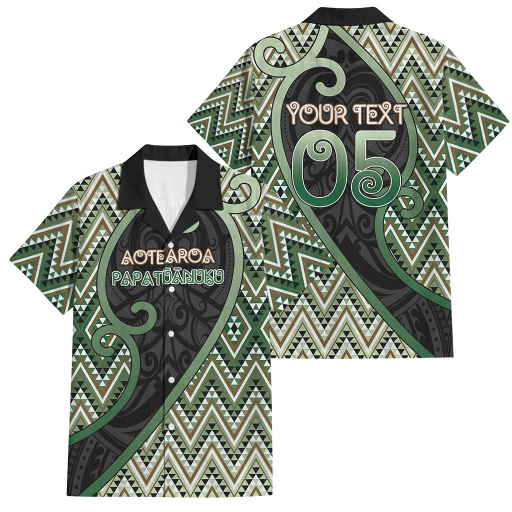 Custom Aotearoa Atua Papatuanuku Family Matching Off Shoulder Maxi Dress and Hawaiian Shirt Earth Mother Father Koru Patterns