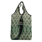 Aotearoa Atua Papatuanuku Grocery Bag Earth Mother Father Koru Patterns