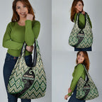 Aotearoa Atua Papatuanuku Grocery Bag Earth Mother Father Koru Patterns