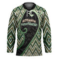 Custom Aotearoa Atua Papatuanuku Hockey Jersey Earth Mother Father Koru Patterns