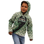 Custom Aotearoa Atua Papatuanuku Kid Hoodie Earth Mother Father Koru Patterns