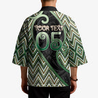 Custom Aotearoa Atua Papatuanuku Kimono Earth Mother Father Koru Patterns