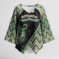 Custom Aotearoa Atua Papatuanuku Kimono Sleeve Blouse Earth Mother Father Koru Patterns