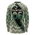 Custom Aotearoa Atua Papatuanuku Long Sleeve Shirt Earth Mother Father Koru Patterns