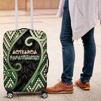 Aotearoa Atua Papatuanuku Luggage Cover Earth Mother Father Koru Patterns