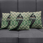 Aotearoa Atua Papatuanuku Pillow Cover Earth Mother Father Koru Patterns