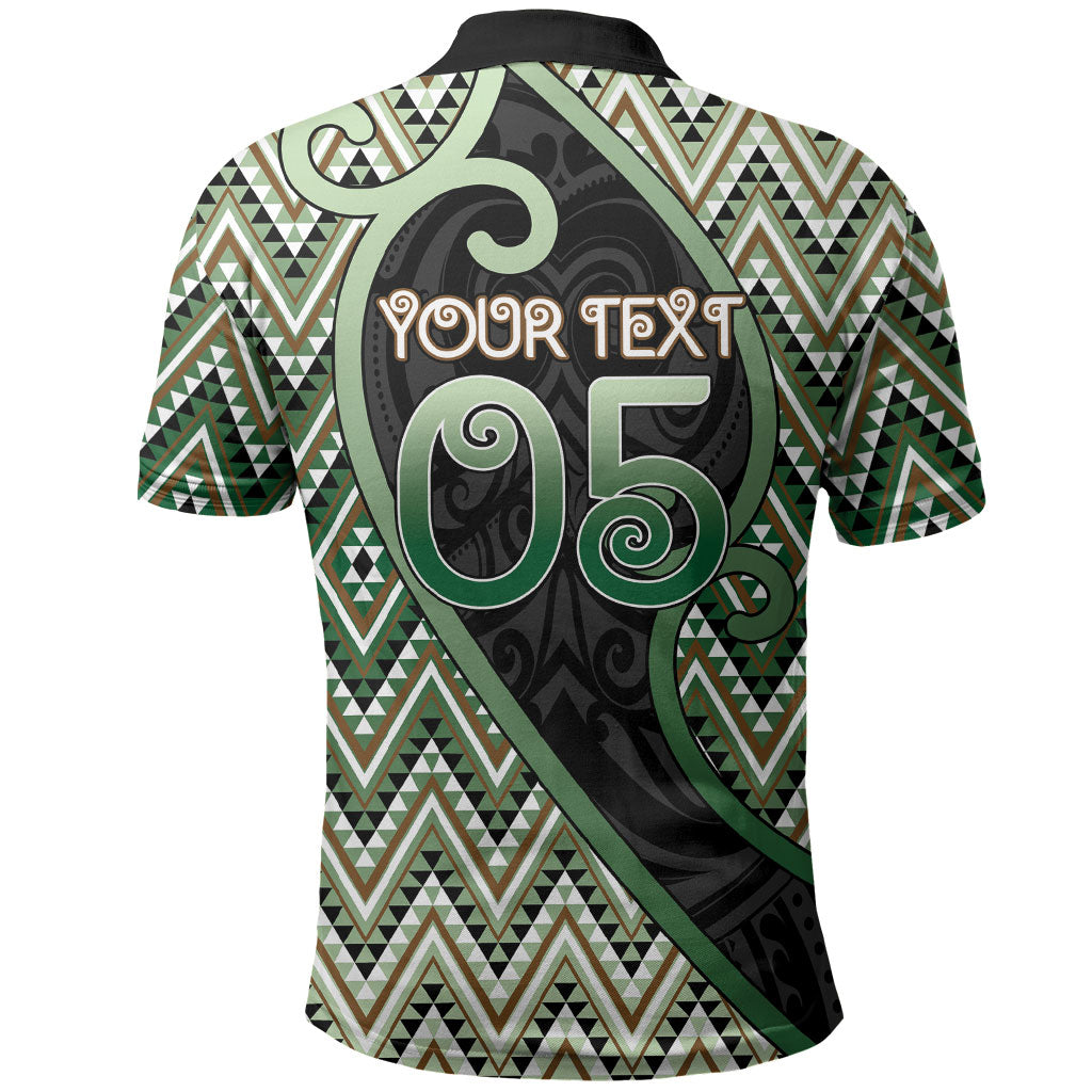 Custom Aotearoa Atua Papatuanuku Polo Shirt Earth Mother Father Koru Patterns
