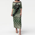 Custom Aotearoa Atua Papatuanuku Puletasi Earth Mother Father Koru Patterns