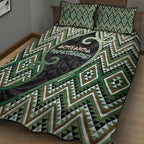 Aotearoa Atua Papatuanuku Quilt Bed Set Earth Mother Father Koru Patterns