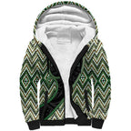 Custom Aotearoa Atua Papatuanuku Sherpa Hoodie Earth Mother Father Koru Patterns