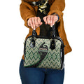 Aotearoa Atua Papatuanuku Shoulder Handbag Earth Mother Father Koru Patterns
