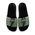 Aotearoa Atua Papatuanuku Slide Sandals Earth Mother Father Koru Patterns