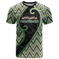 Custom Aotearoa Atua Papatuanuku T Shirt Earth Mother Father Koru Patterns