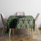 Aotearoa Atua Papatuanuku Tablecloth Earth Mother Father Koru Patterns