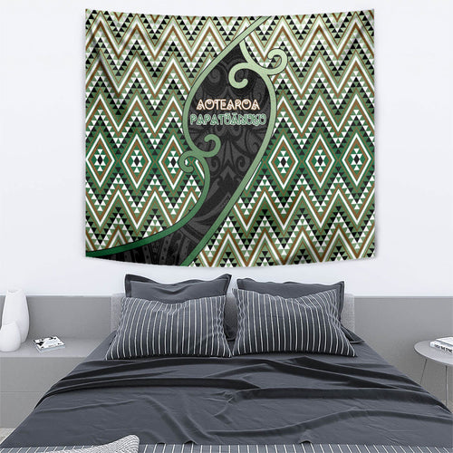 Aotearoa Atua Papatuanuku Tapestry Earth Mother Father Koru Patterns