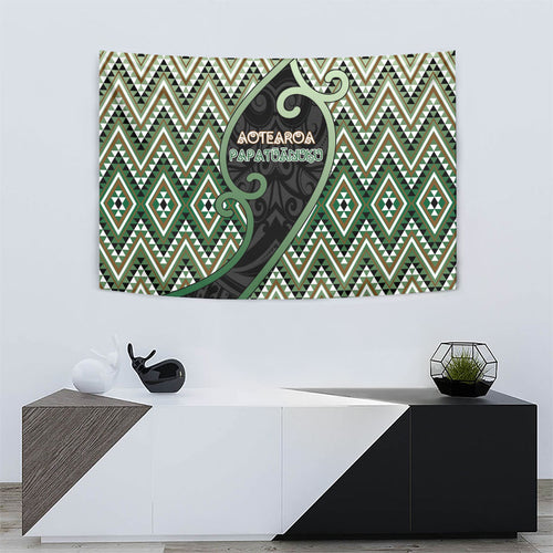 Aotearoa Atua Papatuanuku Tapestry Earth Mother Father Koru Patterns