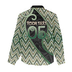Custom Aotearoa Atua Papatuanuku Women Casual Shirt Earth Mother Father Koru Patterns