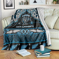 Ngati Kahungunu Aotearoa Meri Kirihimete Blanket Maori Kiwi Bird Silver Fern Koru Pattern