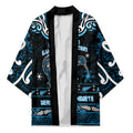 Personalised Ngati Kahungunu Aotearoa Meri Kirihimete Kimono Maori Kiwi Bird Silver Fern Koru Pattern