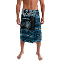 Personalised Ngati Kahungunu Aotearoa Meri Kirihimete Lavalava Maori Kiwi Bird Silver Fern Koru Pattern