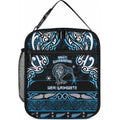 Ngati Kahungunu Aotearoa Meri Kirihimete Lunch Bag Maori Kiwi Bird Silver Fern Koru Pattern