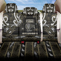 Waikato Tainui Aotearoa Meri Kirihimete Back Car Seat Cover Maori Kiwi Bird Silver Fern Koru Pattern