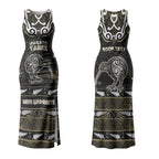 Personalised Waikato Tainui Aotearoa Meri Kirihimete Couples Matching Tank Maxi Dress and Long Sleeve Button Shirt Maori Kiwi Bird Silver Fern Koru Pattern