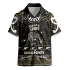 Personalised Waikato Tainui Aotearoa Meri Kirihimete Kid Hawaiian Shirt Maori Kiwi Bird Silver Fern Koru Pattern
