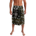 Personalised Waikato Tainui Aotearoa Meri Kirihimete Lavalava Maori Kiwi Bird Silver Fern Koru Pattern