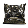 Waikato Tainui Aotearoa Meri Kirihimete Pillow Cover Maori Kiwi Bird Silver Fern Koru Pattern